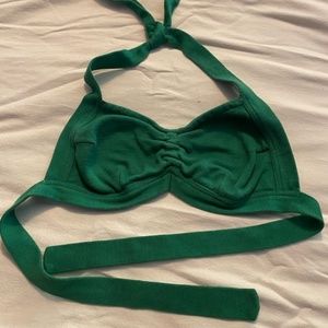 50's Vintage Green Bikini Top